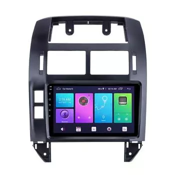 9-дюймовый мультимедийный плеер Android, навигационная панель, рамка для Polo 2004, 2005, 2006, 2007, 2008, 2009, 2010, 2011, аксессуары