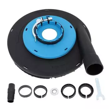 9-дюймовый пылезащитный кожух для угловой шлифовальной машины Пылезащитный кожух для плоскошлифовальной машины 230 мм 9-дюймовый синий