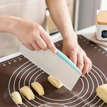 9-дюймовый резак для теста, пластиковые лопатки для торта, скребок для теста с измерительной шкалой, нож для масла, хлеба, пиццы, помадки, инструменты для выпечки своими руками