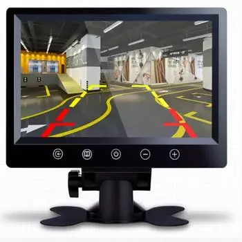 9-дюймовый TFT ЖК-цифровой IPS-экран автомобильный монитор 2-канальный радио вход для камеры заднего вида автомобильная электроника