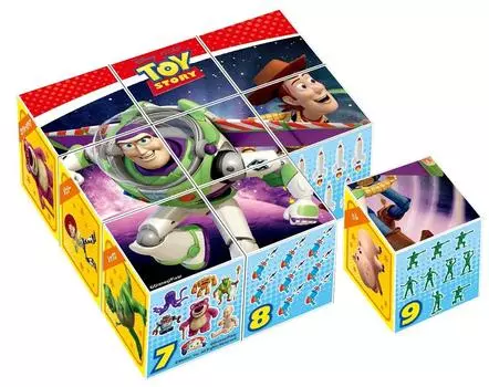 9 frame cube puzzle toy story