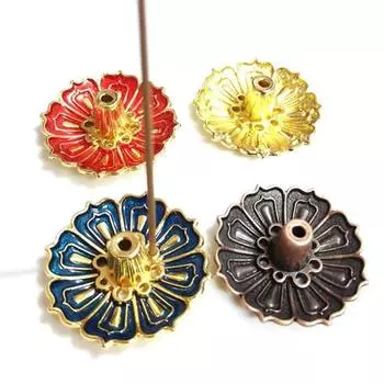9 Hole Lotus Incense Rack Multi-purpose Incense Lotus Incense Plate Fragrant disc incense holder Home Decoration