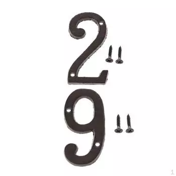 9 и 2 кованого номера, с винтами