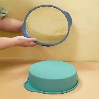 9 Inch Silicone Cake Mold Round Chocolate Molds Baking Dishes Pastry Bakeware Desserts Mousse Moulds Baking Pan Tools циан