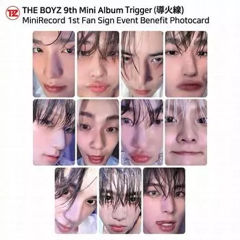 9-й мини-альбом The Boyz TRIGGER MiniRecord, первая фотокарточка для фанатов Sangyeon