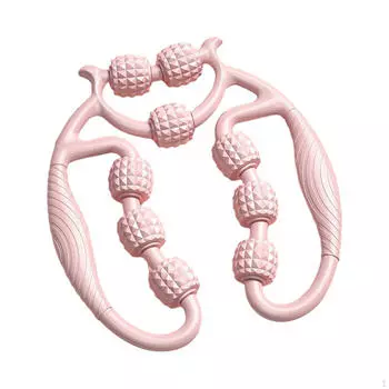 9-колесный ролик для мышц, массажер для рук и ног, релаксация после тренировки, круглый роликовый захват для