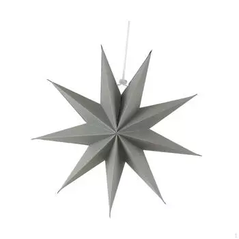 9-конечная звезда подвеска декоративная простая в использовании декоративная удобная для праздничной вечеринки 25cm