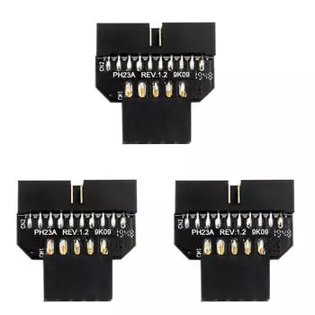 9-контактный адаптер-разъем для подключения порта, аксессуары для корпуса материнской платы (PH23A) КДЕ