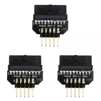 9-контактный адаптер-разъем для подключения порта, аксессуары для корпуса материнской платы (PH23B) КДЕ