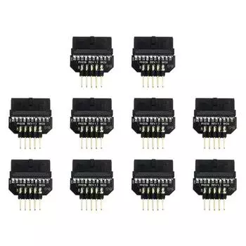 - 9-контактный адаптер-разъем для подключения порта, аксессуары для корпуса материнской платы (PH23B)