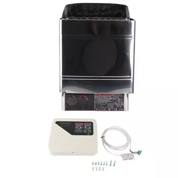 9 кВт печь для сауны из нержавеющей стали с защитным выключателем от высокой температуры с контроллером CON4 220 В