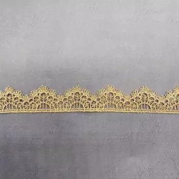 9 метров/лот 2 см шириной золото и серебро шелковая нить водорастворимое вышитое кружево женское платье свадебные аксессуары 9meters золотистый