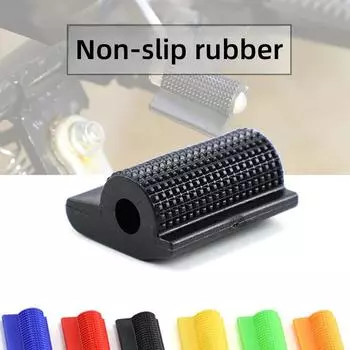 9 мм универсальный мотоциклетный рычаг переключения передач педаль резиновый чехол протектор обуви подножка гель для пальцев ног для Honda Kawasaki Yamaha аксессуар красный