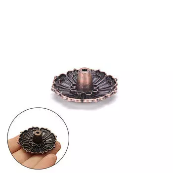 9 отверстий лотос курильница держатель цветок статуя курильница пластина для палочек и конусов J,