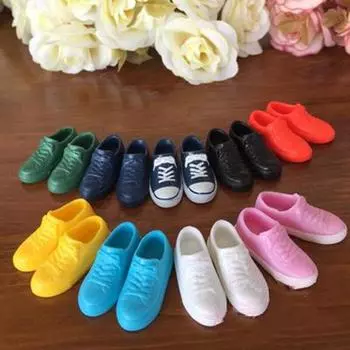 9 пар/лот Кроссовки Обувь для куклы Блайз Цветная кукольная обувь для куклы Ликка Обувь для куклы Момоко 1/6 Аксессуары для кукол Детские игрушки разноцветный