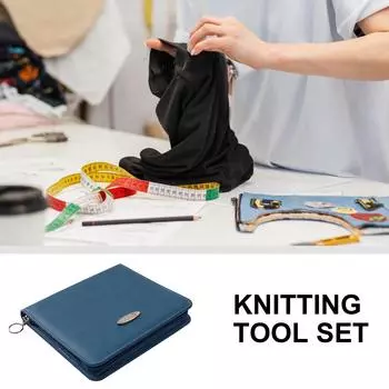 9 пар стальных круговых спиц крючки для вязания с чехлом на молнии стальные сменные спицы 2,2 мм-4,5 мм