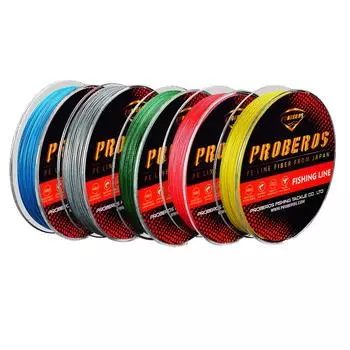 9-прядная леска длиной 100 метров, леска Strong Horse, полиэтиленовая леска, 9-прядная леска для цветов 0,8-9 #, плетение рыболовных снастей 9.0/100LB красный