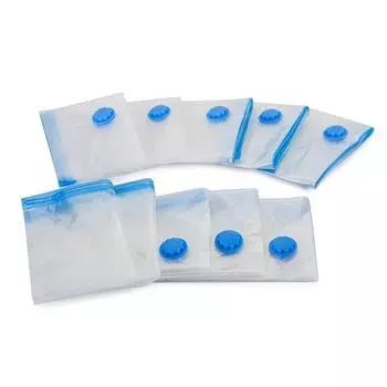 9 размеров вакуумных пакетов для хранения, ручной экономии органайзера BagPump Space Saver Universal Compressed Clear Seal Практичный Уникальный 1pc 30*35cm