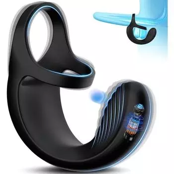 9 режимов вибрационный массажер для пениса кольцо фаллоимитатор секс-игрушки для мужчин массажер мошонки мужской клетка верности яичко бондаж вибраторы Without remote control