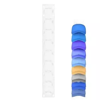 9 сеток настенная вешалка для шляп экономит место держатель для шляп бейсболки крючки для хранения спальня белый