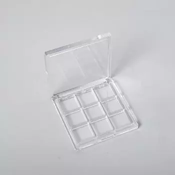 9 сеток Пустая палитра теней для век Блюдо для хранения макияжа глаз Diy Инструмент для теней для век