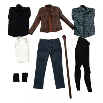 9 шт. 1/6 масштаб мужской фигурки куклы одежда брюки рубашки тела куклы аксессуары стильная одежда