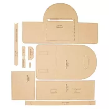 9 шт. Акриловый шаблон для рюкзака, прозрачный легкий акриловый шаблон для поделок своими руками