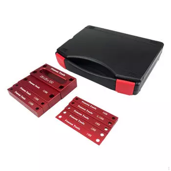 9 шт. блоков высотомеров метрических дюймовых для деревообработки, установка для настольной пилы 4 мм 25 мм x 25 мм x 100 мм