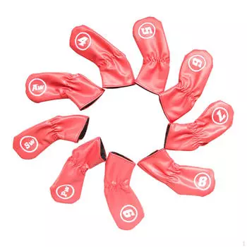 9 шт. чехлы для головок клюшек для гольфа набор железных чехлов клинья чехлы для головок подарочный протектор для dare coffee