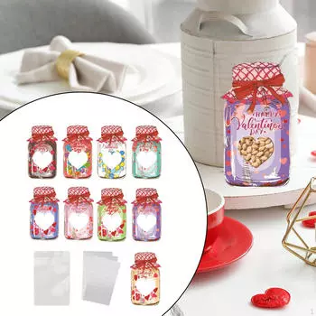 9 шт. детские открытки ко Дню святого Валентина поздравительные украшения праздничные принадлежности забавная обменная открытка в форме банки