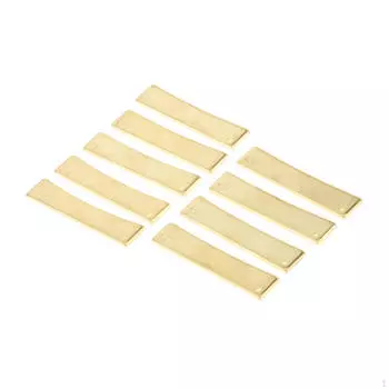 9 шт. латунных грифов, вставки для накладки на гриф, инструмент для ремонта электрогитары, аксессуар для музыкальных инструментов золотистый
