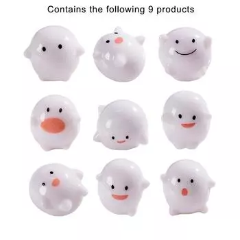 9 шт. Мини-фигурка Варара, мультяшный мальчик и цапля, аниме-украшение, микропейзаж, интерьер автомобиля, украшение для домашнего рабочего стола