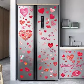 9 шт. наклейка на день святого валентина самоклеящаяся декоративная DIY гитара мотоцикл наклейка на день святого валентина