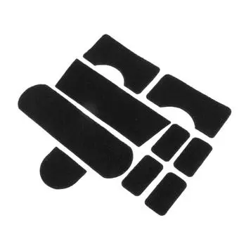 9 шт., наклейка на тактический шлем, нашивка на крючке и петле для охоты MICH, черный цвет as described серый