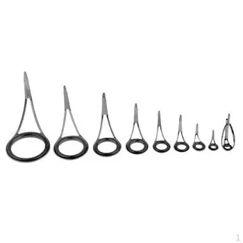 9 шт. Направляющие кольца для удочек, направляющие кольца для серфинга из нержавеющей стали,