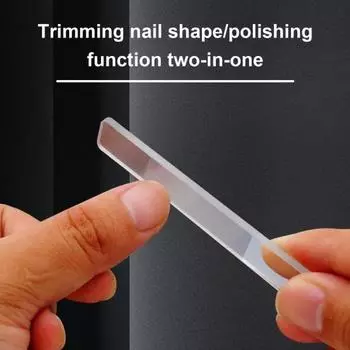 9 шт., полоски для полировки стекла нанометра, полировальная пилка для ногтей с мелкими частицами без повреждений, для яркого маникюра 1 Set