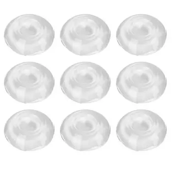 9 шт. прозрачный дверной бампер супер клейкий шумоподавляющий многоразовый силиконовый протектор стены для Doo