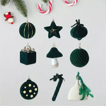 9 шт. Рождественские шары, украшения, безделушки, сделай сам, поделки, винтажный дизайн, украшение на рождественскую елку для
