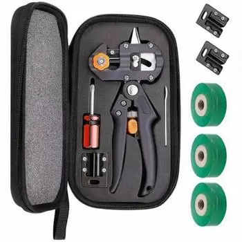 9 шт. садовые инструменты, профессиональные сельскохозяйственные секаторы, ножницы для прививки фруктовых деревьев, секаторы для вакцинации, нож для обрезки