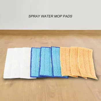 9 шт. сменная насадка для швабры из микрофибры, моющаяся, насадки для швабры, подходят для плоской швабры с распылителем
