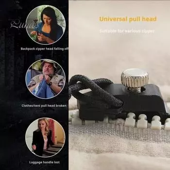 9 шт. Универсальный съемный съемник для молнии, быстрая установка, головка молнии, без шитья, замена съемника для молнии для пальто, курток 9pcs