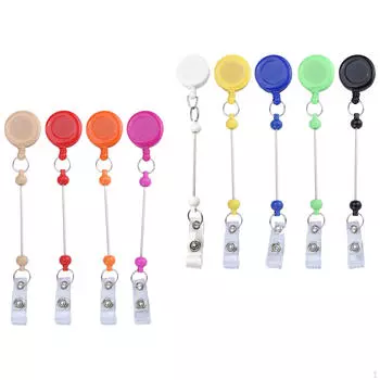 9 шт., выдвижной держатель для значков, зажимы, портативные подарки для медсестры, держатели для идентификационного имени «сделай сам» для EmploOffice