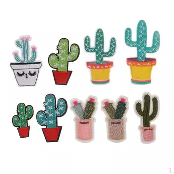 9 шт. вышитые нашивки-аппликации для курток, джинсовых платьев