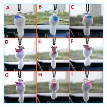 9 симпатичных мини-стилей, подвеска для автомобиля, украшение для автомобиля, подвеска для салона автомобиля, зеркало заднего вида, подвесное украшение, подарки