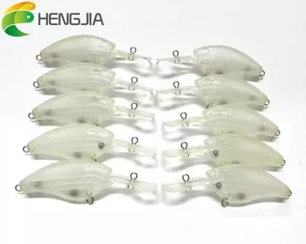 9 см/10 г твердая неокрашенная рыболовная наживка Hengjia из АБС-пластика без крючков, 10 шт., приманки для верхней воды 10pc sent as picture
