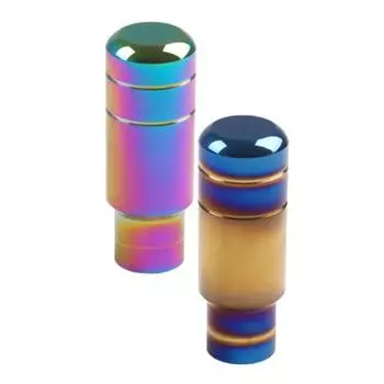 9 см алюминиевая обожженная синяя универсальная ручка переключения передач, рычаг, головка, интерьерный декор