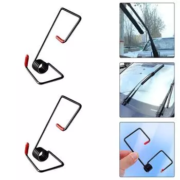 9 см автомобильный стеклоочиститель пружина усилителя универсальные интеллектуальные рычаги стеклоочистителя сплав резина стеклоочистители пружина чёрный