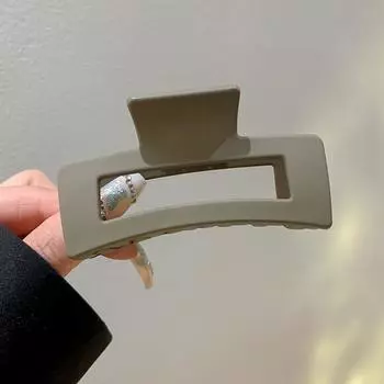 9 см Цельный акриловый зажим для волос Модные женские заколки Краб Корейская девушка Зажим-акула Головной убор Заколка Аксессуары для волос