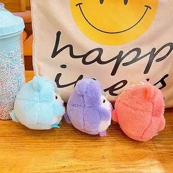 9 см маленький пингвин плюшевые брелки милые плюшевые куклы аниме кавайные игрушки для детей подвеска брелок женщина девушка подарок на день рождения фиолетовый