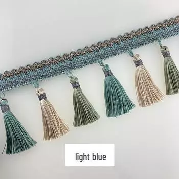 9 см трехцветные кружевные свадебные бусины с кисточками для штор - праздничные красные аксессуары